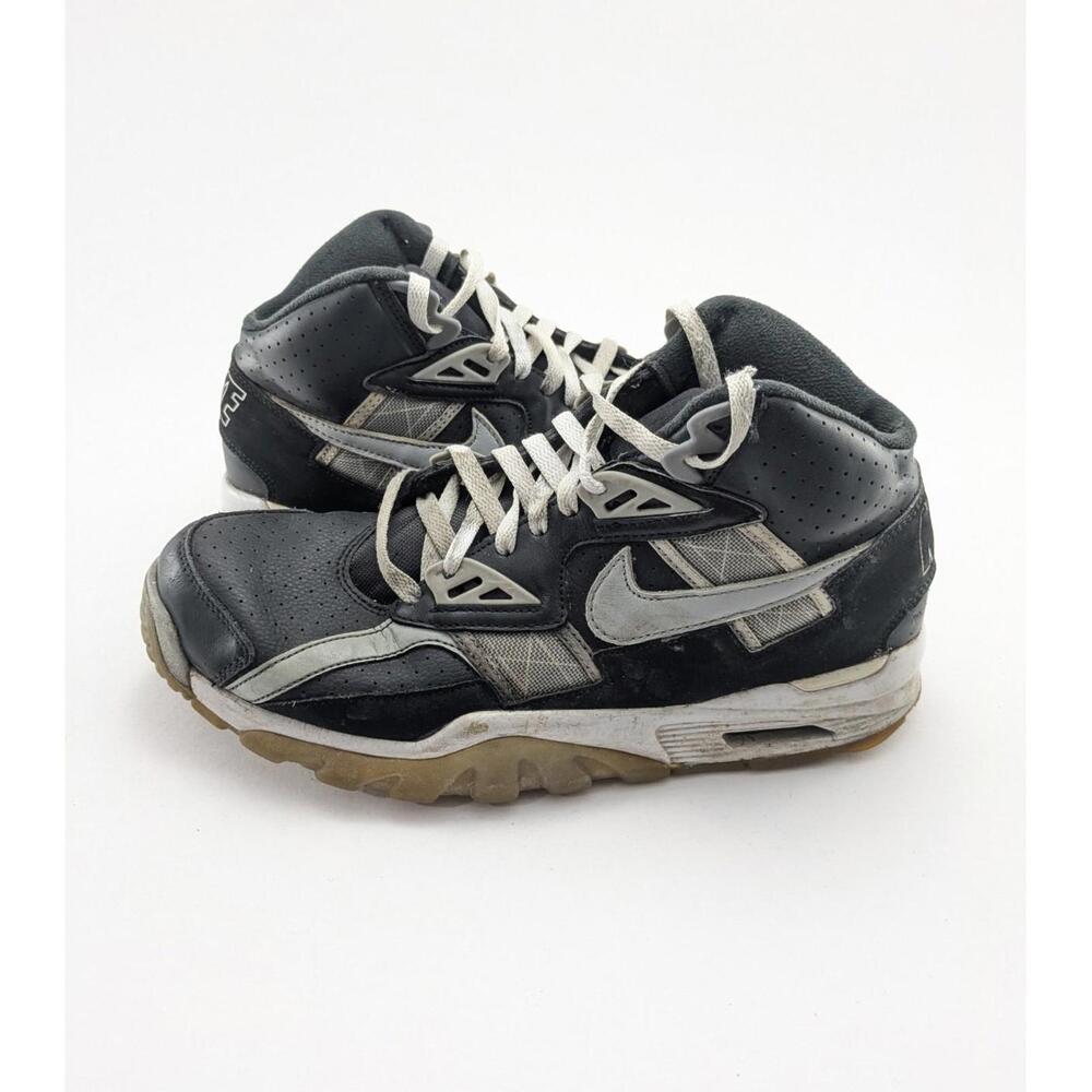 Mens Nike Air Trainer SC High Raiders Black Smoke Grey Shoes DZ4405-001 Size 9.5